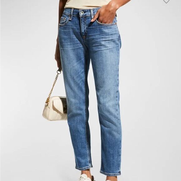 Rag& bone Dre Low-Rise Slim Boyfriend Ankle Jeans size 25 - Picture 6 of 16